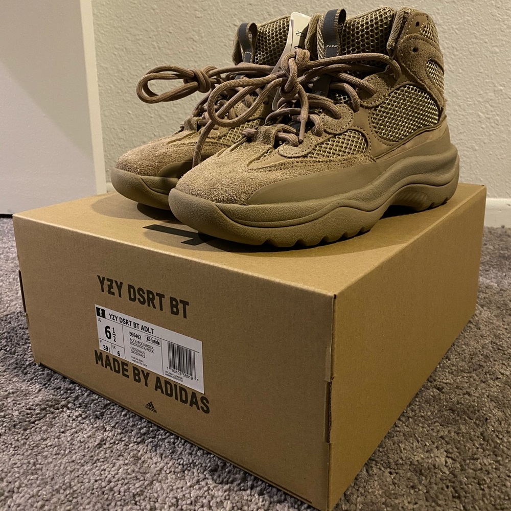 YZY DSRT BT (Yeezy Desert Boot) “Rock” 7.5 wmns